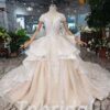 lace wedding dress champagne 551-01