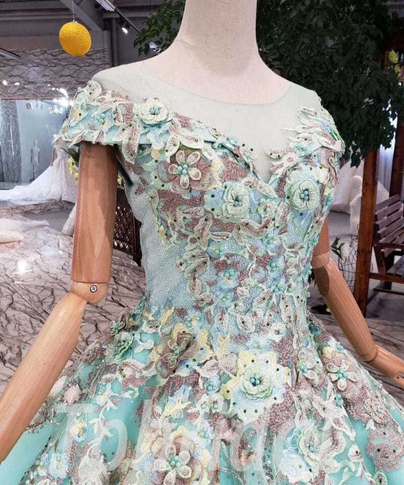mint quinceanera dresses 524-05