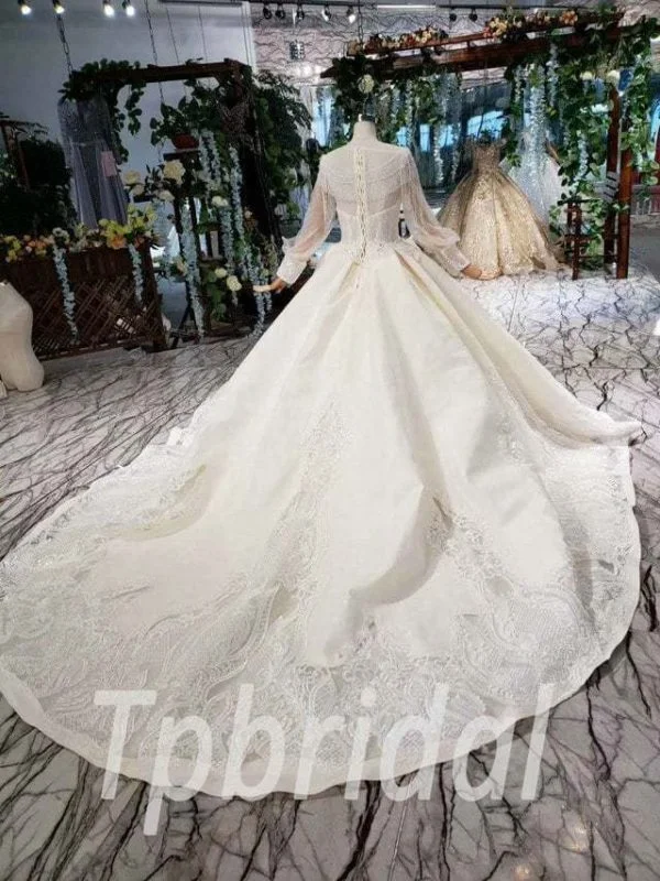satin wedding dresses 536-05