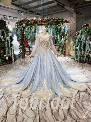silver prom dress 529-01