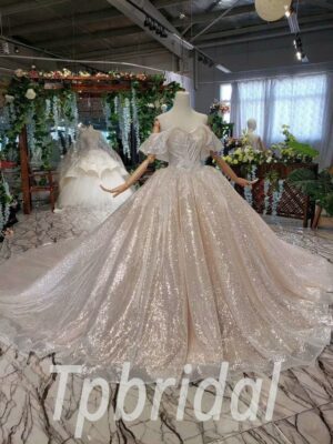 sparkle wedding dress 557-03
