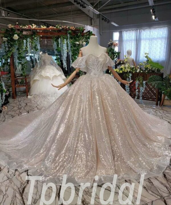 sparkle wedding dress 557-03