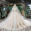 wedding dress with veil 555-01