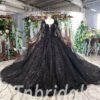 black wedding gown 564-02