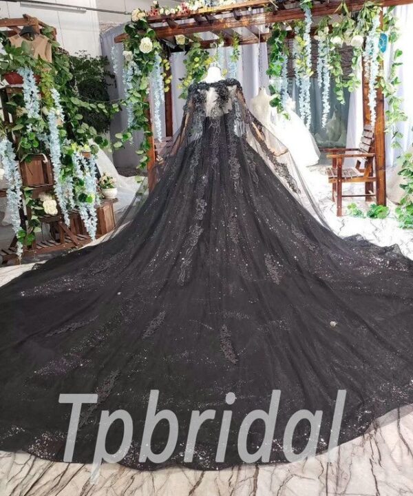 black wedding gown 564-08