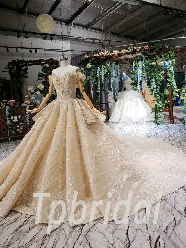 champagne dress wedding