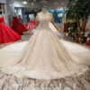 Lace Applique wedding dress 574-12