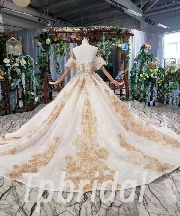 princess ball gown wedding dress 585-08