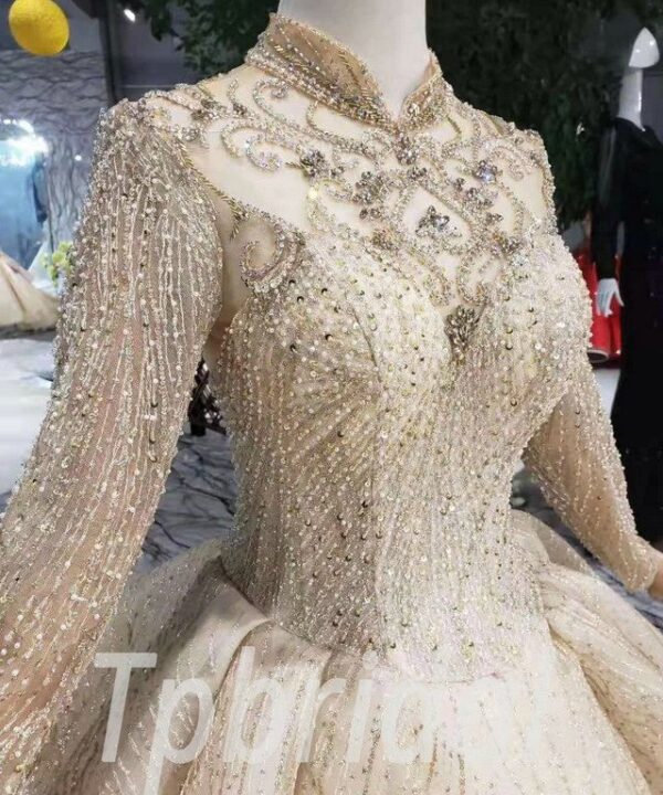 gold wedding gown 590-06