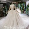 long sleeve wedding gown 591-03