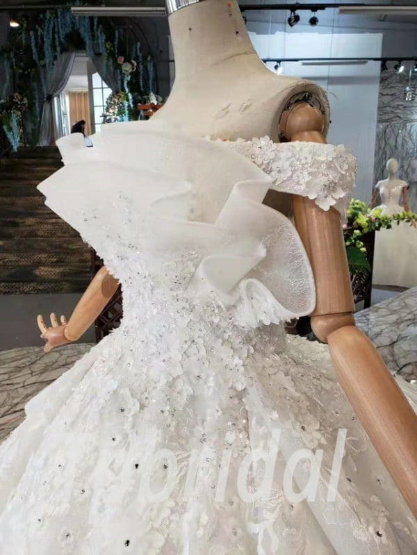 princess off the shoulder wedding dresses 594-06