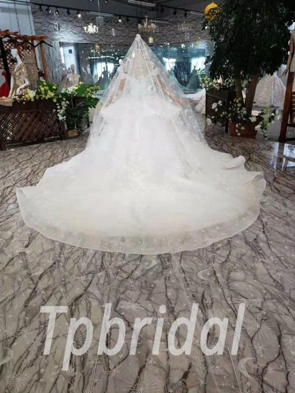 princess off the shoulder wedding dresses 594-07