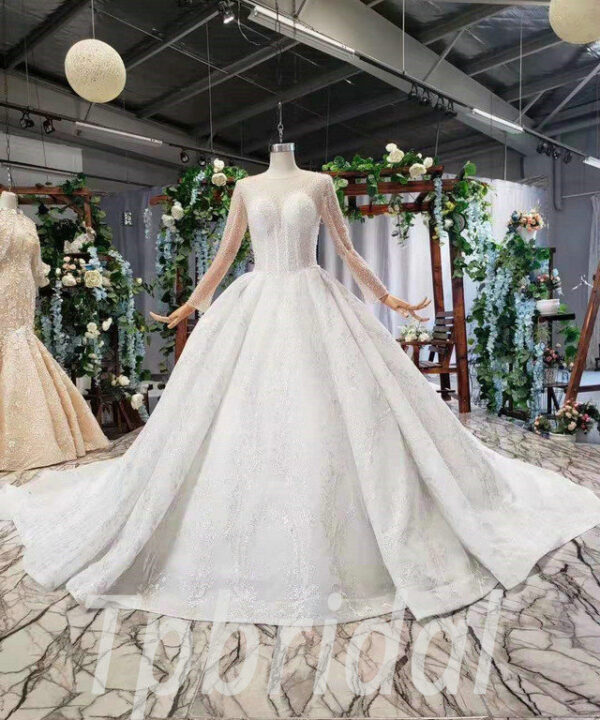 wedding gowns with beading 601-01