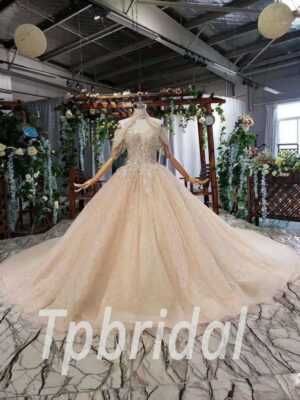 champagne ball gown 604-01