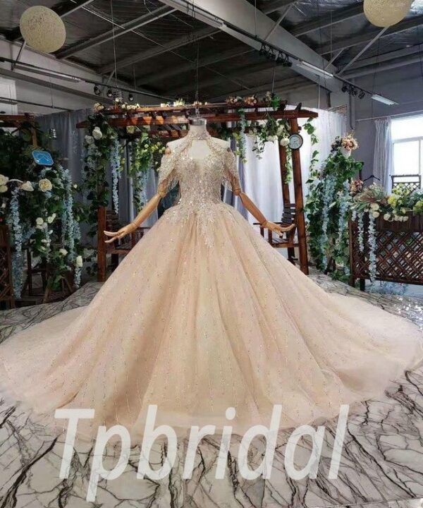 champagne ball gown 604-01