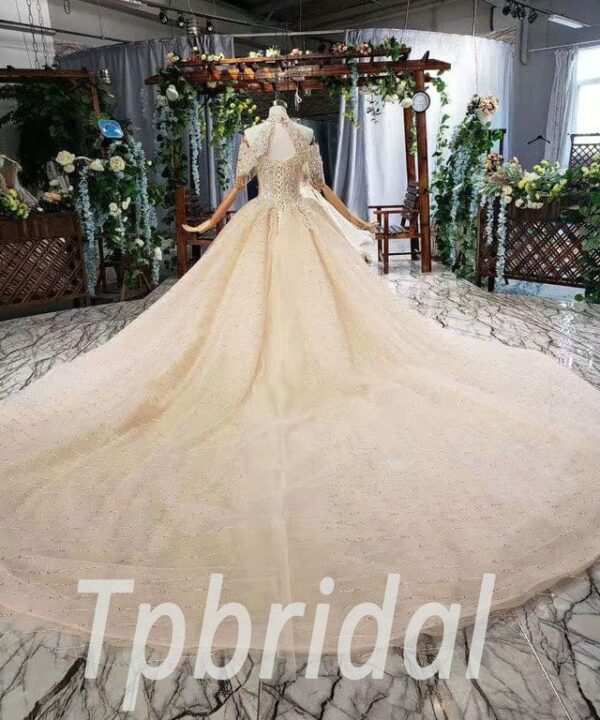 champagne ball gown 604-07