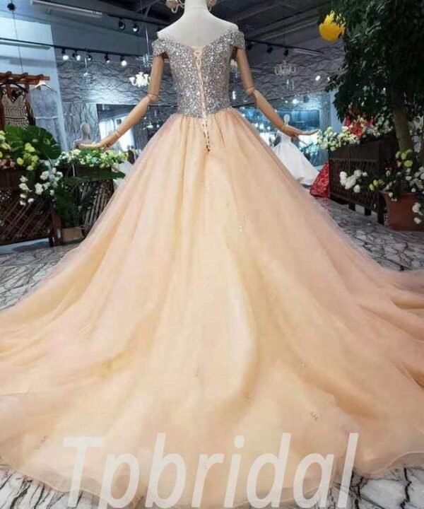 orange prom dress 608-06