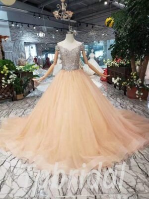 orange prom dress 608-07