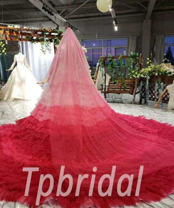 rainbow wedding dress 606-11