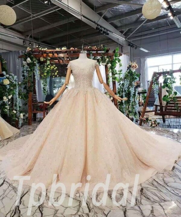 tulle wedding dress 603-01