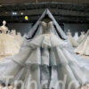 blue wedding dress 642-05