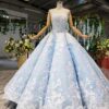 light blue ball gown 621-01