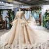 light champagne wedding dress 618-12