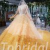 yellow wedding dress 625-04