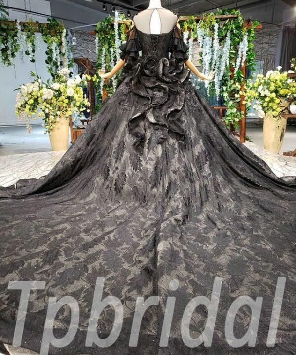 black ball gown 657-03