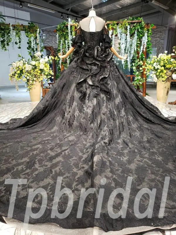 black ball gown 657-03