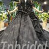 black ball gown 657-05