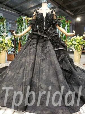 black ball gown 657-05