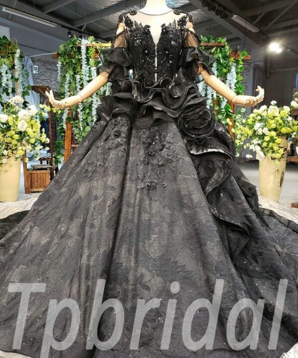 black ball gown 657-05
