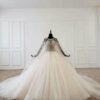 cape wedding dress 669-006