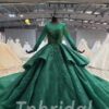 green lace wedding dress 665-10