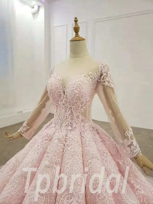 pink ball gown quinceanera dress 668-001