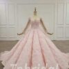 pink ball gown quinceanera dress 668-006