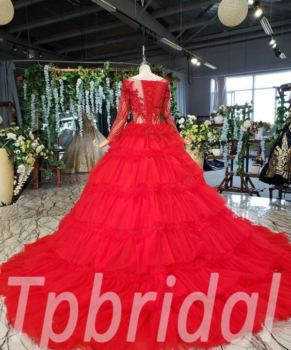 red ball gown 651-06