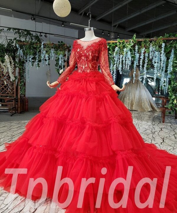 red ball gown 651-10