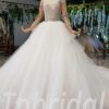 simple ball gown wedding dress 648-05