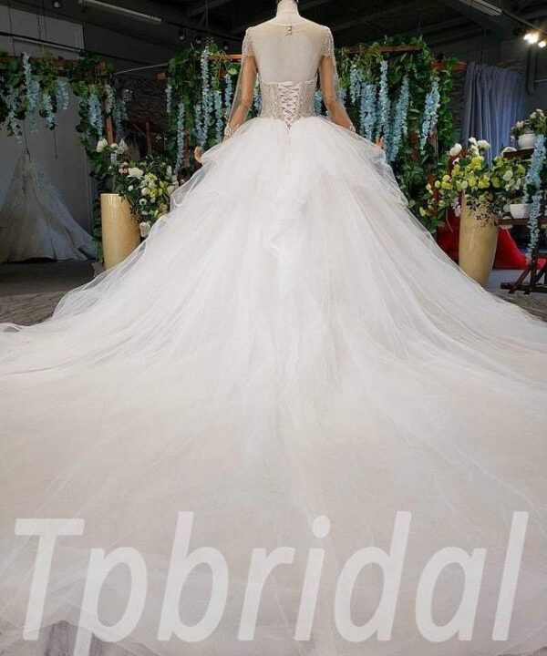 simple ball gown wedding dress 648-06