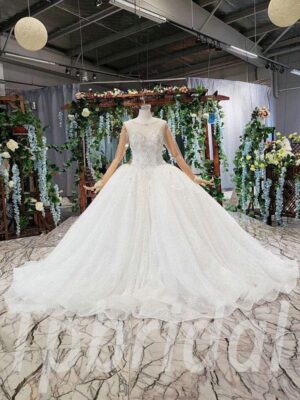 bling ball gown wedding dress 688-005