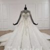 crystal ball gown wedding dress 674-003