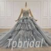 grey ball gown 684-004