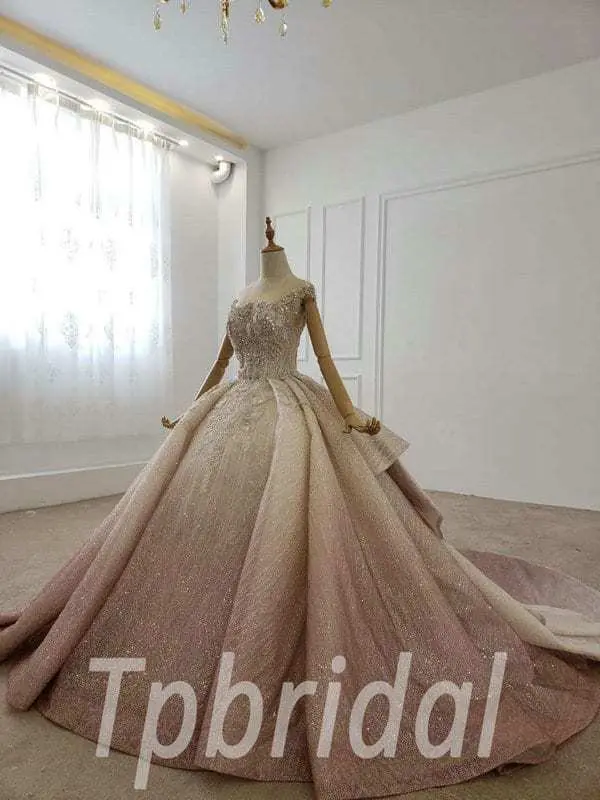 pink sparkly ball gown 685-001