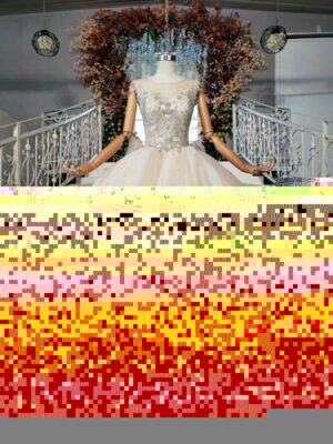 cap sleeve wedding dress 707-007