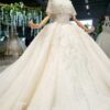 champagne ball gown 706-008