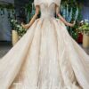 off shoulder wedding dress 699-001