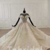 puffy wedding dress 709-001