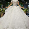 sparkly ball gown wedding dress 705-009
